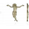 Crucified Christ high-relief STL for CNC