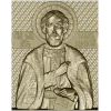 Saint Roman of Ryazan - STL Relief for CNC