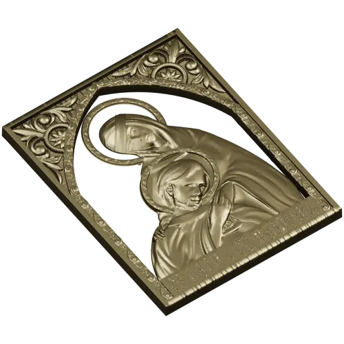 Икона Святые Пётр и Феврония - STL для ЧПУ