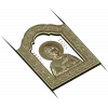 Saint Anastasia Icon STL Relief for CNC Milling