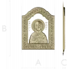 Saint Anastasia Icon STL Relief for CNC Milling