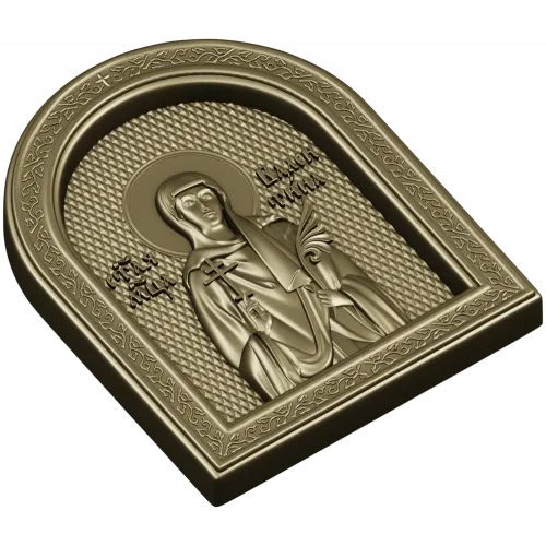 Икона Святая Валентина - 3D модель STL для ЧПУ
