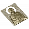 Saint Barbara - high-relief STL icon for CNC milling