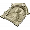 Saint Catherine Icon 3D STL for CNC