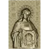 Saint Veronica 3D relief - STL model for CNC