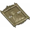 Saint Galina icon STL for CNC - high-relief religious panel