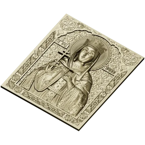 Saint Irene - high-relief STL 3D model for CNC carving