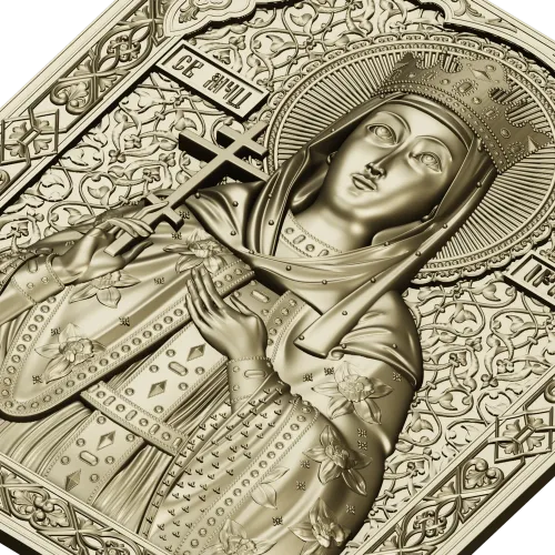 Saint Irene - high-relief STL 3D model for CNC carving