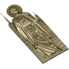 Икона Блаженная Ксения Петербургская - 3D STL рельеф для ЧПУ