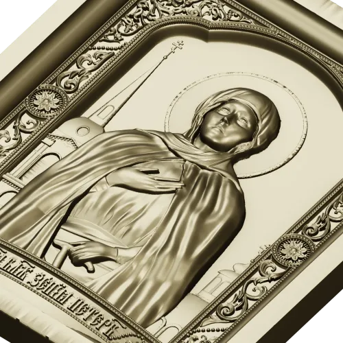 Икона Святая Ксения Петербургская - STL для ЧПУ
