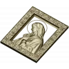 Madonna in Prayer - STL 3D model for CNC milling
