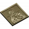 Saint Marina - high-relief icon STL for CNC