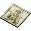 Saint Marina - high-relief icon STL for CNC