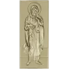 Saint Mary (Immaculate Heart) STL bas-relief for CNC