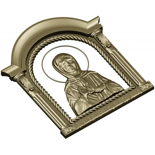 Икона Блаженная Матрона Московская - 3D STL модель для ЧПУ