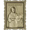 Saint Matrona Icon STL for CNC milling