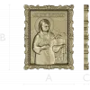 Saint Matrona Icon STL for CNC milling