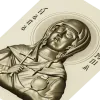Святая Миропия - барельеф в формате STL для ЧПУ