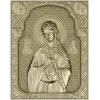 Saint Nadezhda icon STL relief for CNC