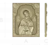Saint Nadezhda icon STL relief for CNC