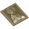Saint Natalia Icon Relief STL - 3D model for CNC carving