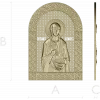 Saint Petka - icon relief STL for CNC