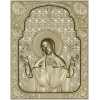 Saint Sophia icon STL 3D model for CNC carving