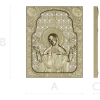 Saint Sophia icon STL 3D model for CNC carving
