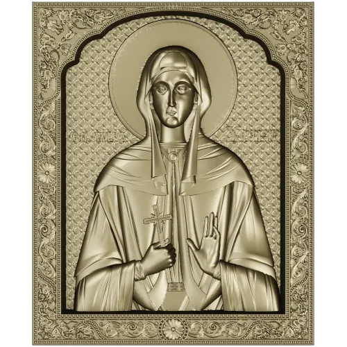 Saint Christina STL 3D model for CNC carving