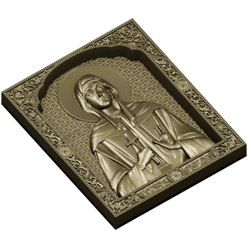 Saint Christina STL 3D model for CNC carving