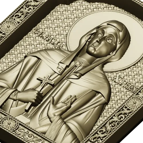 Saint Christina STL 3D model for CNC carving
