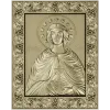 Икона "Святая Юлия" - 3D модель STL для ЧПУ