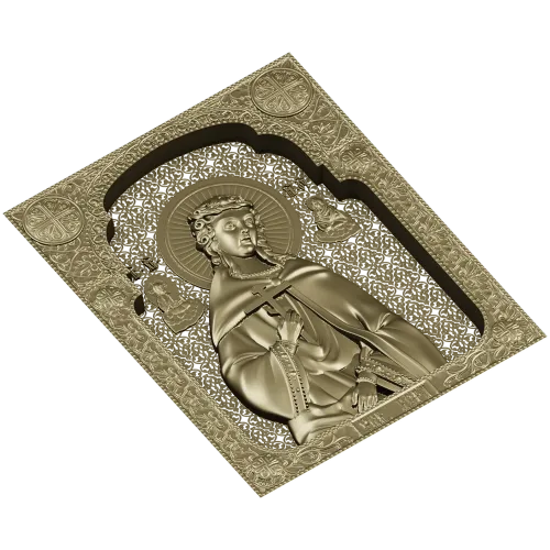 Икона "Святая мученица Вера" - 3D модель в формате STL для ЧПУ