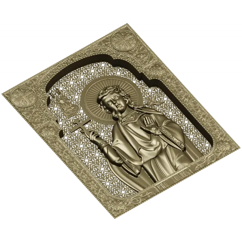 Икона Святая мученица Любовь - STL 3D модель для ЧПУ
