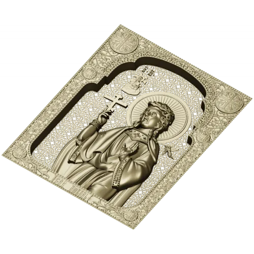 Икона Святая мученица Любовь - STL 3D модель для ЧПУ