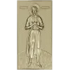 Saint Alexius Full-Relief Icon STL for CNC