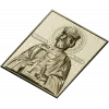 Orthodox bas-relief crowned prince icon STL for CNC
