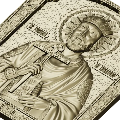 Saint Vladimir Orthodox Icon STL for CNC router