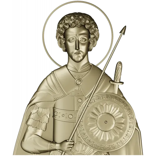 Saint George High-Relief STL for CNC