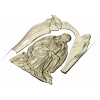 Saint Elijah high-relief STL for CNC