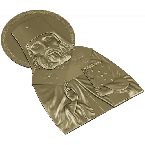 Святитель Лука - рельефная 3D модель (STL) для ЧПУ
