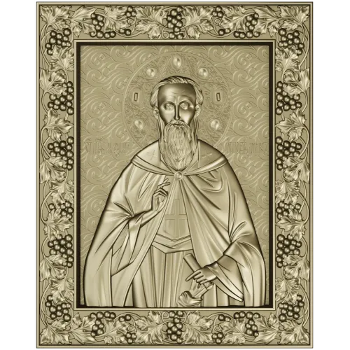 Икона Святой Максим Исповедник - stl модель для ЧПУ