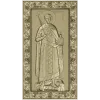 Икона Иоанн-Владимир - рельефная панель STL для ЧПУ
