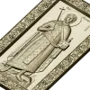 Икона Иоанн-Владимир - рельефная панель STL для ЧПУ