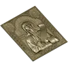 Saint Nikita the Stylite - high-relief STL icon for CNC