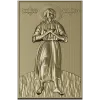 Преподобный Алексий - рельефная икона в формате STL для ЧПУ