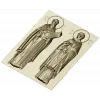 Икона Святых Петра и Февронии - 3D STL панно для ЧПУ