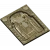 Saints Peter and Fevronia icon relief STL for CNC
