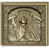 Saint Raphael high-relief icon STL for CNC
