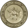 Christ the Savior - circular relief STL for CNC
